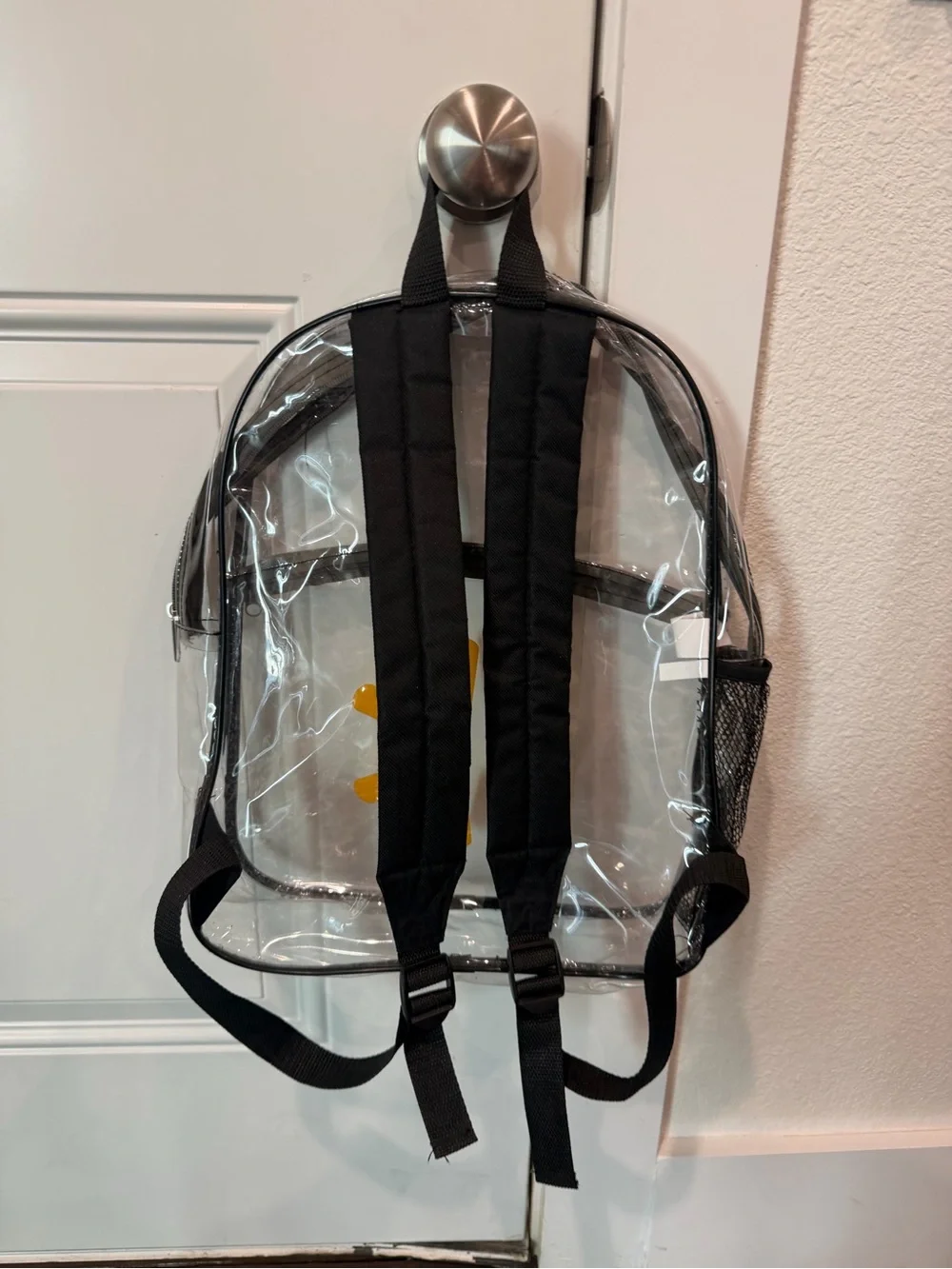 Clear Backpack with walmart logo Accent - Transparent Bag